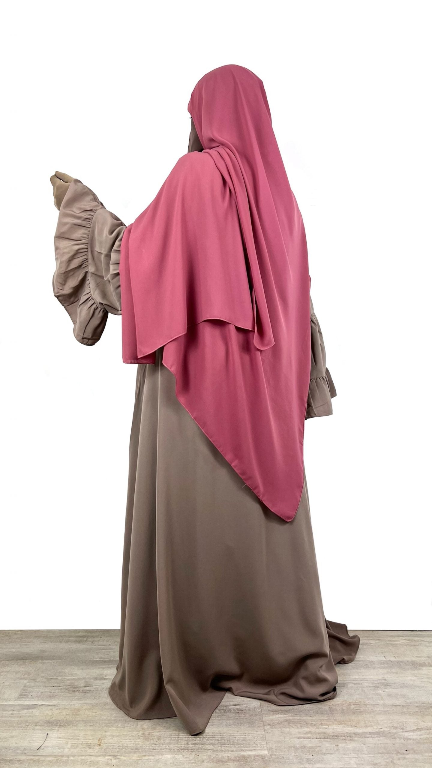 Abaya Manches Évasées Caly (Whool Peach)