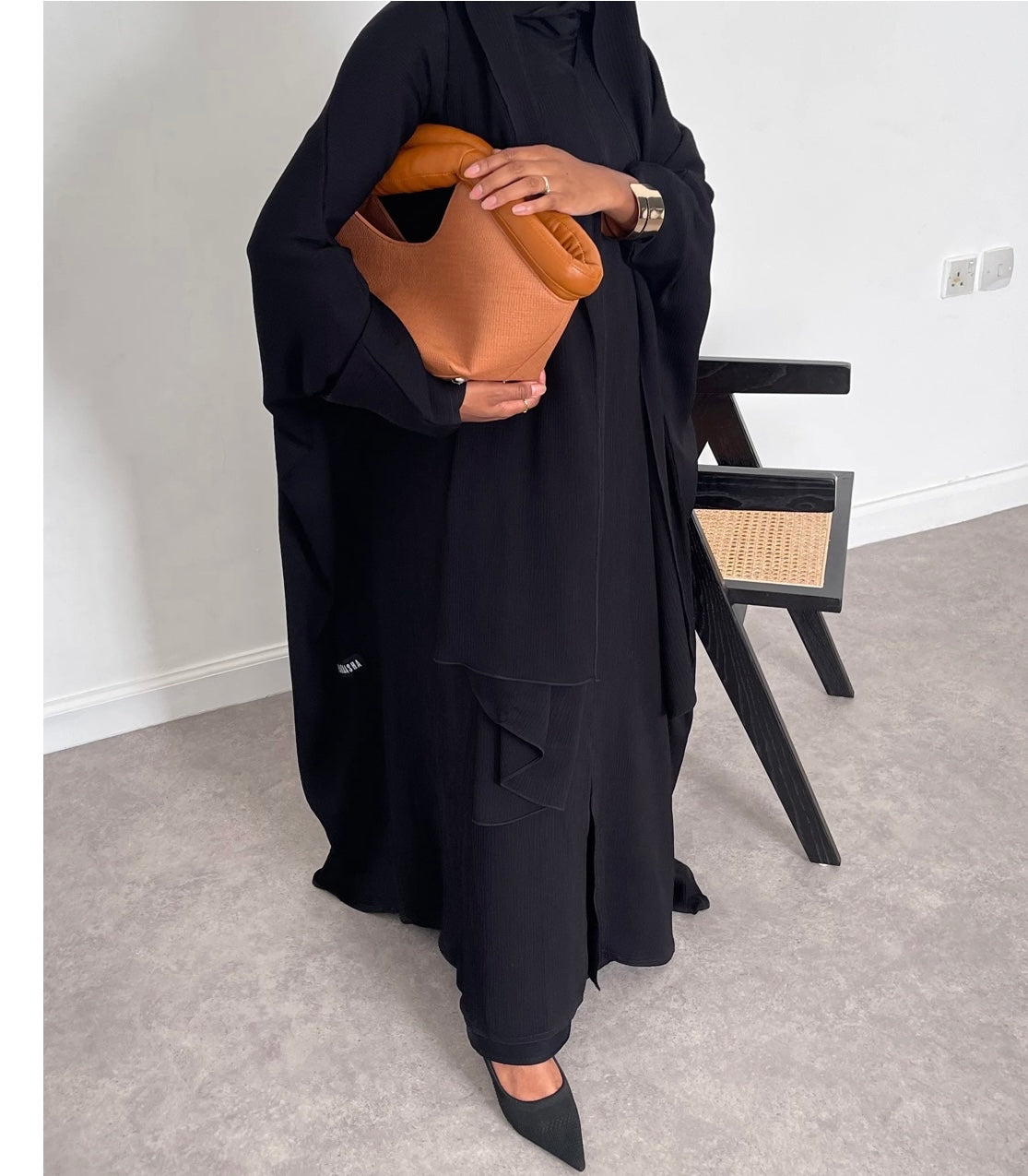 Abaya Dune - Noir- FARAASHA COLLECTION