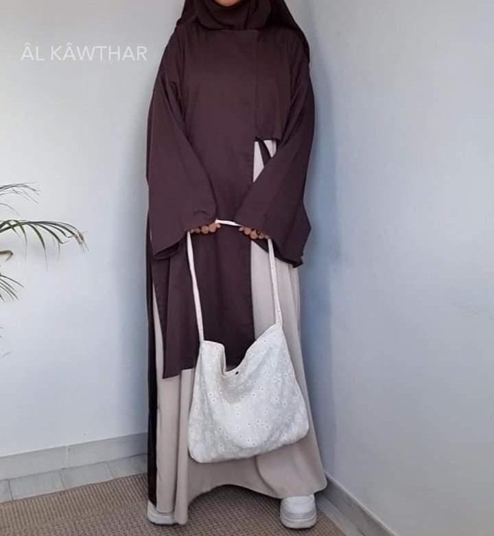 Set Osâka Chocolat / Beige - Al Kawthar Collection