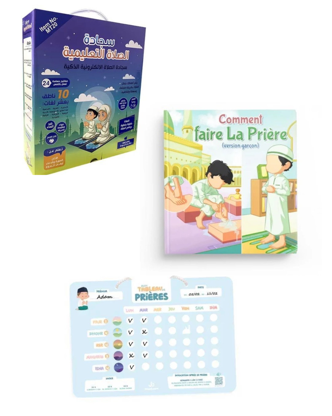 Pack Complet prière Fille ou Garçon