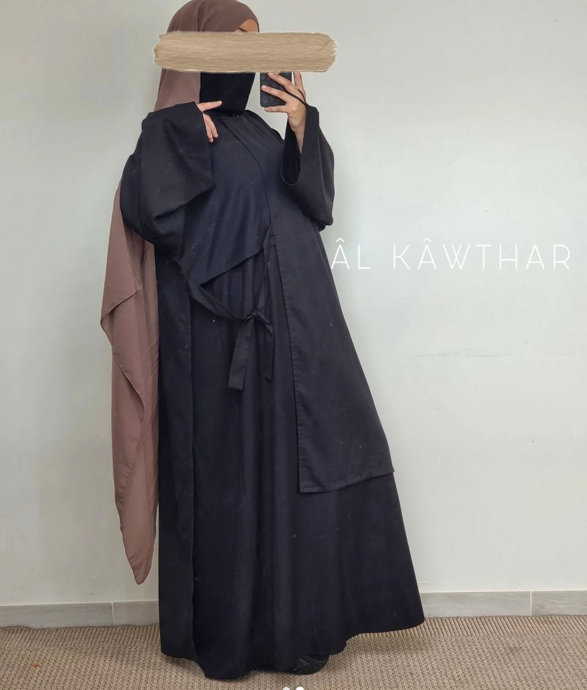 Set Osâka Noir / Beige - Al Kawthar Collection