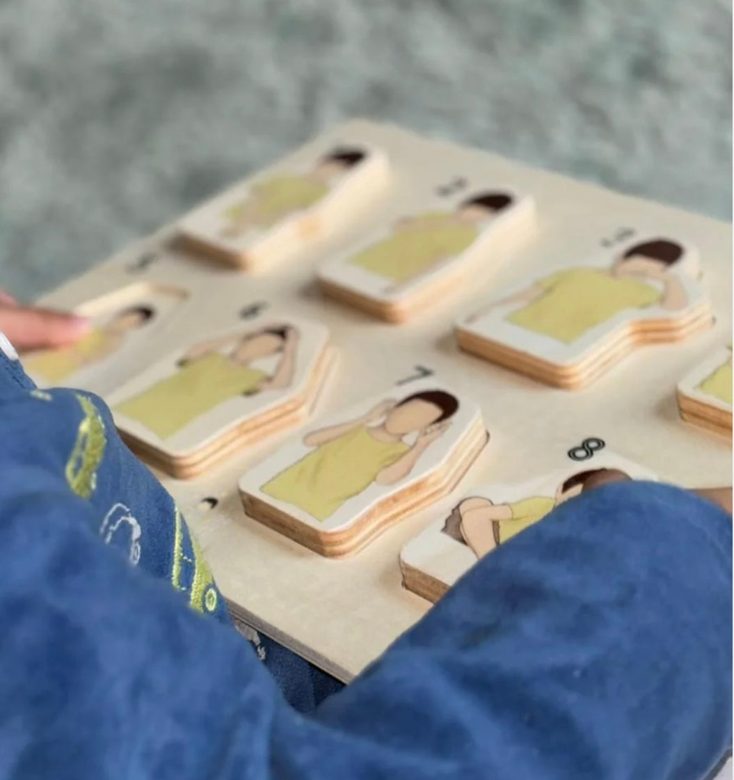 Mon premier puzzle Montessori des ablutions