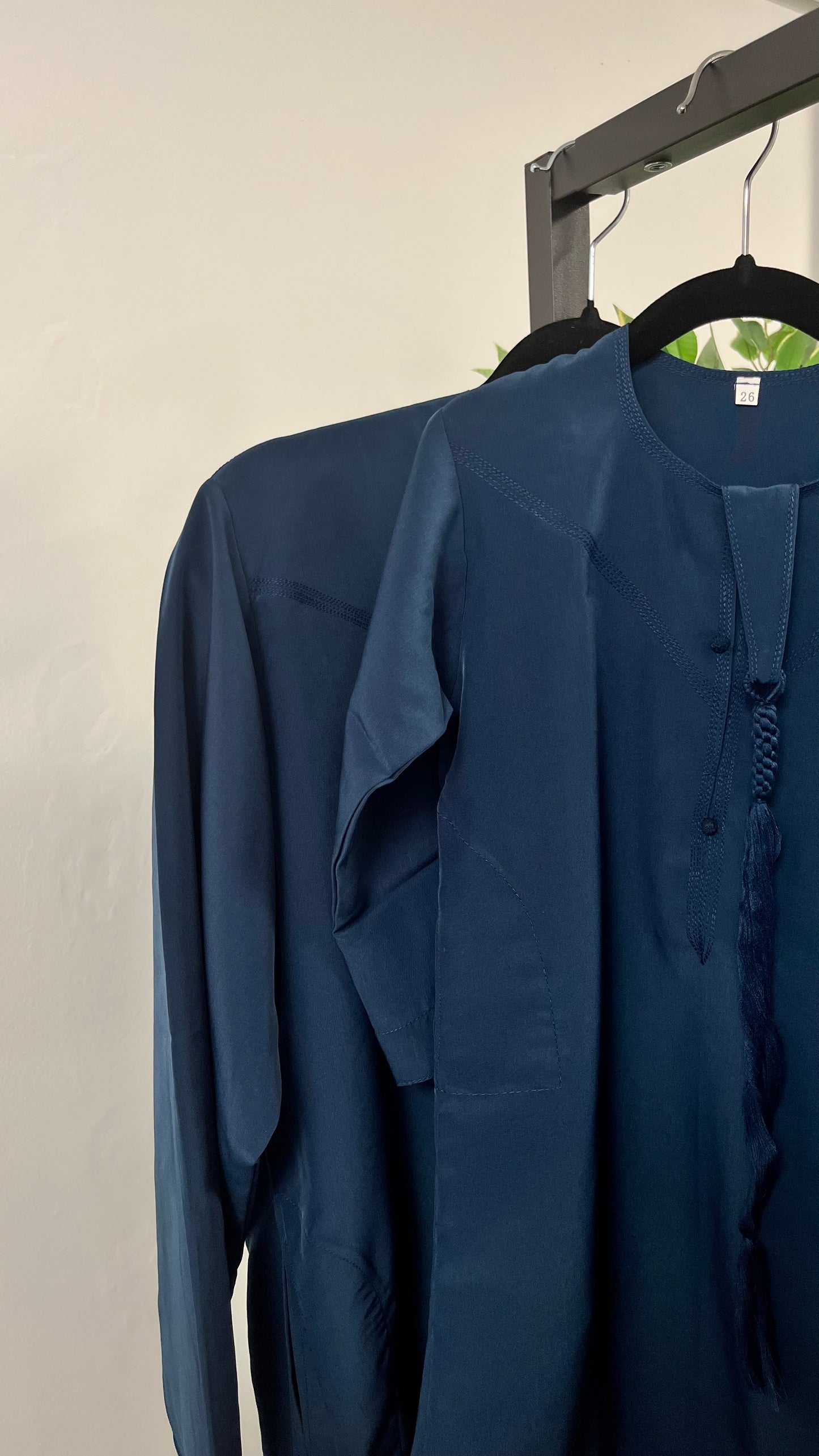 Qamis Emirati Adulte - Bleu - Qualité supérieure