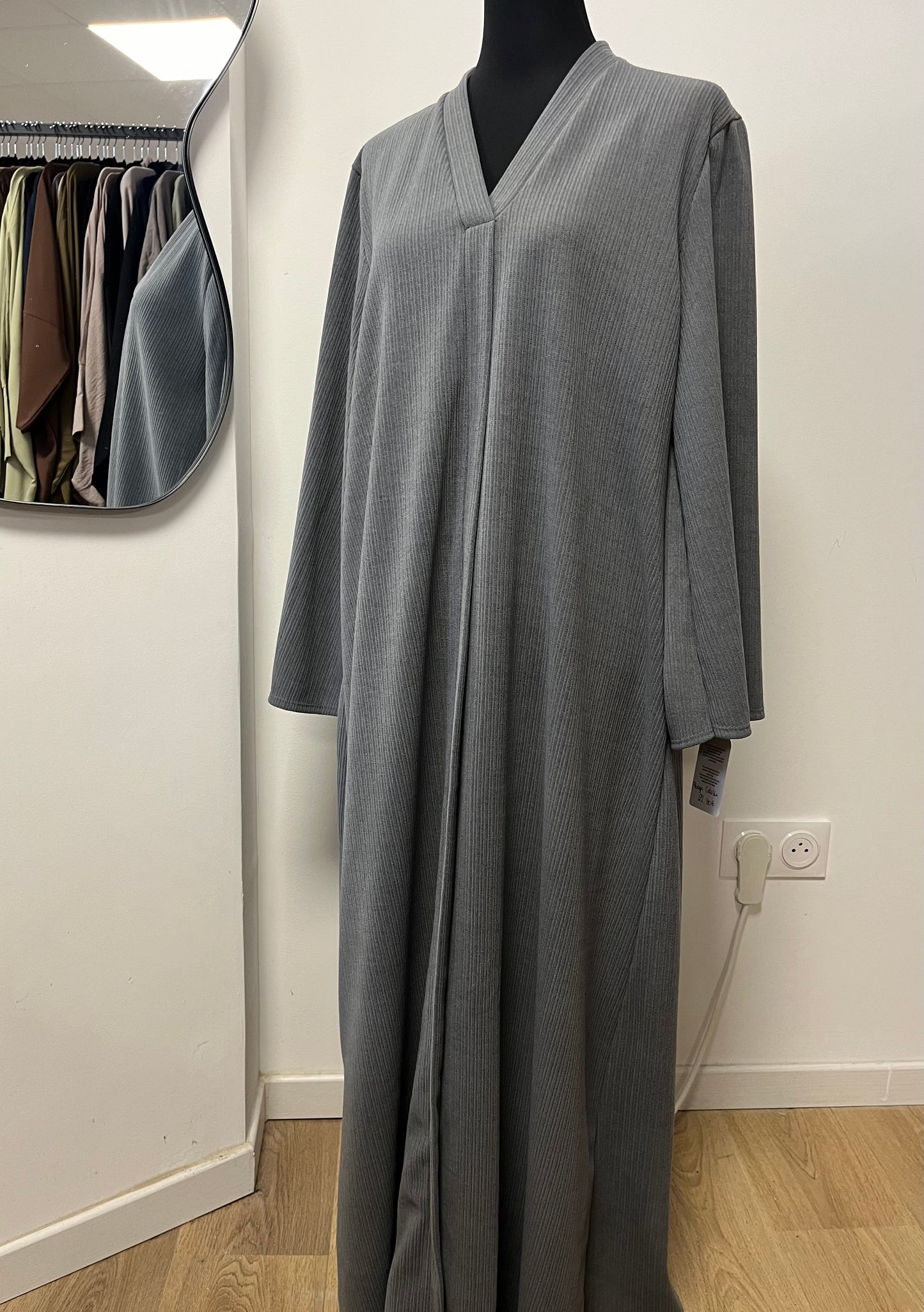 Abaya Cotélée
