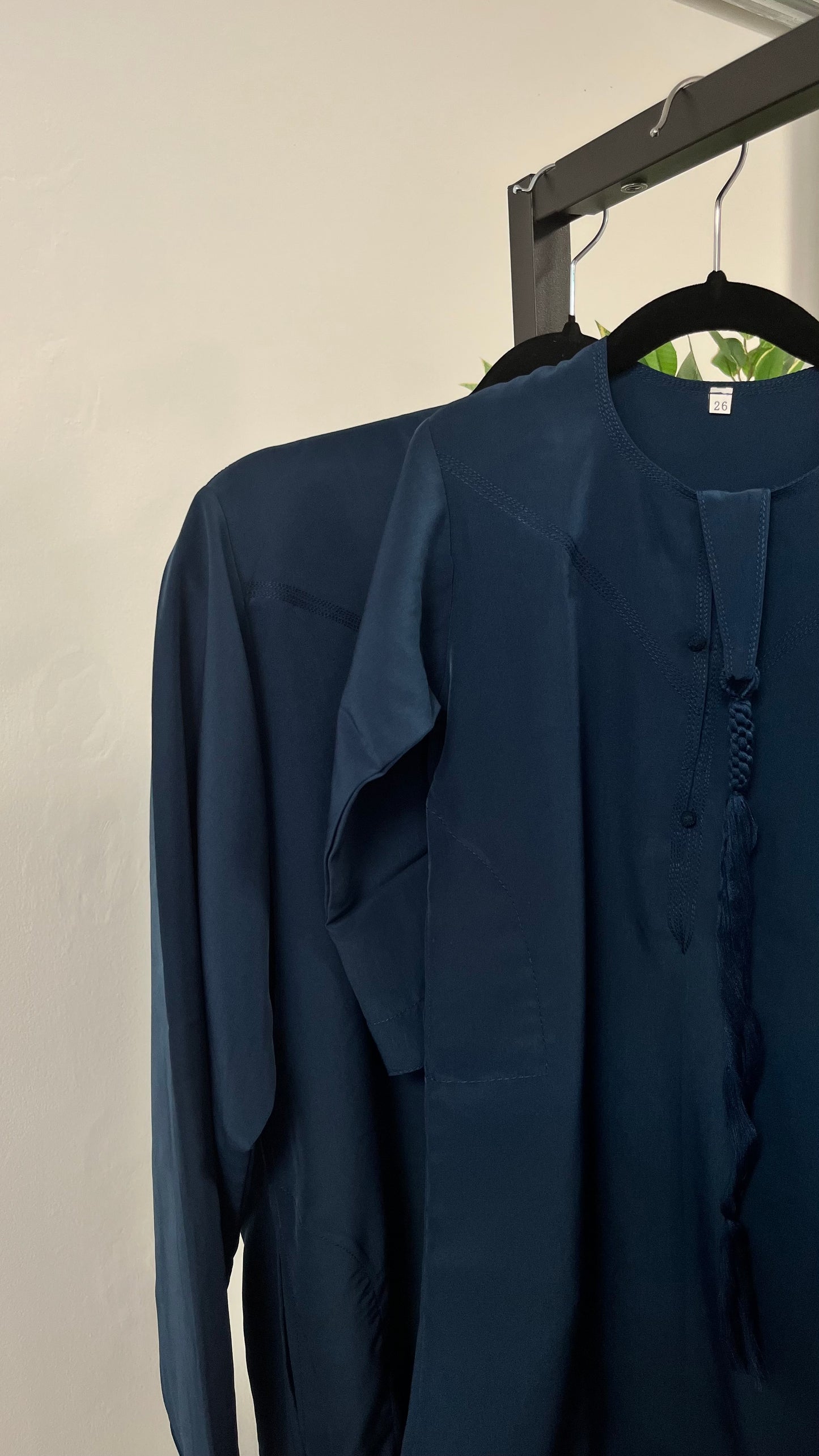 Qamis Emirati Adulte - Bleu - Qualité supérieure