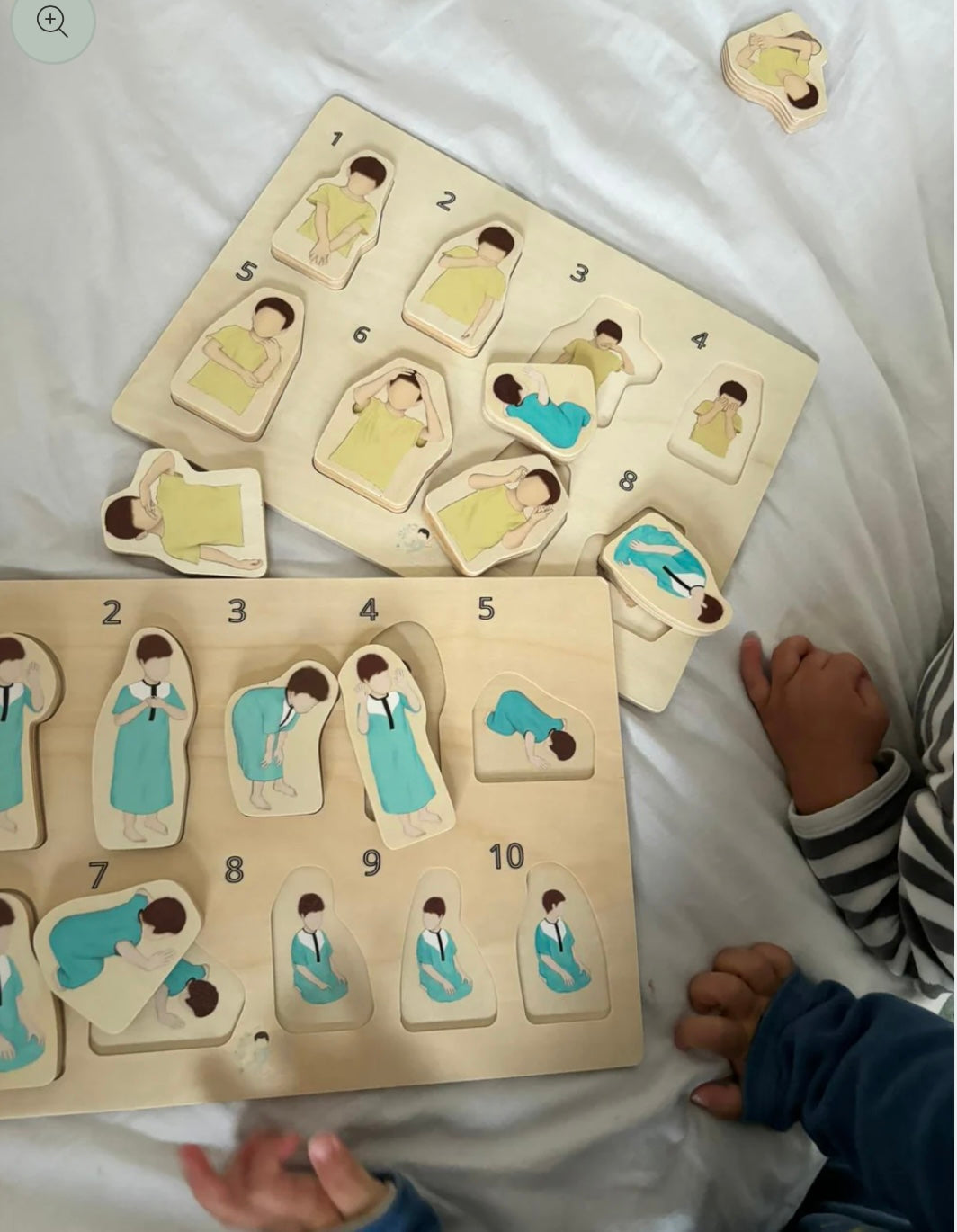 Mon premier puzzle Montessori des ablutions