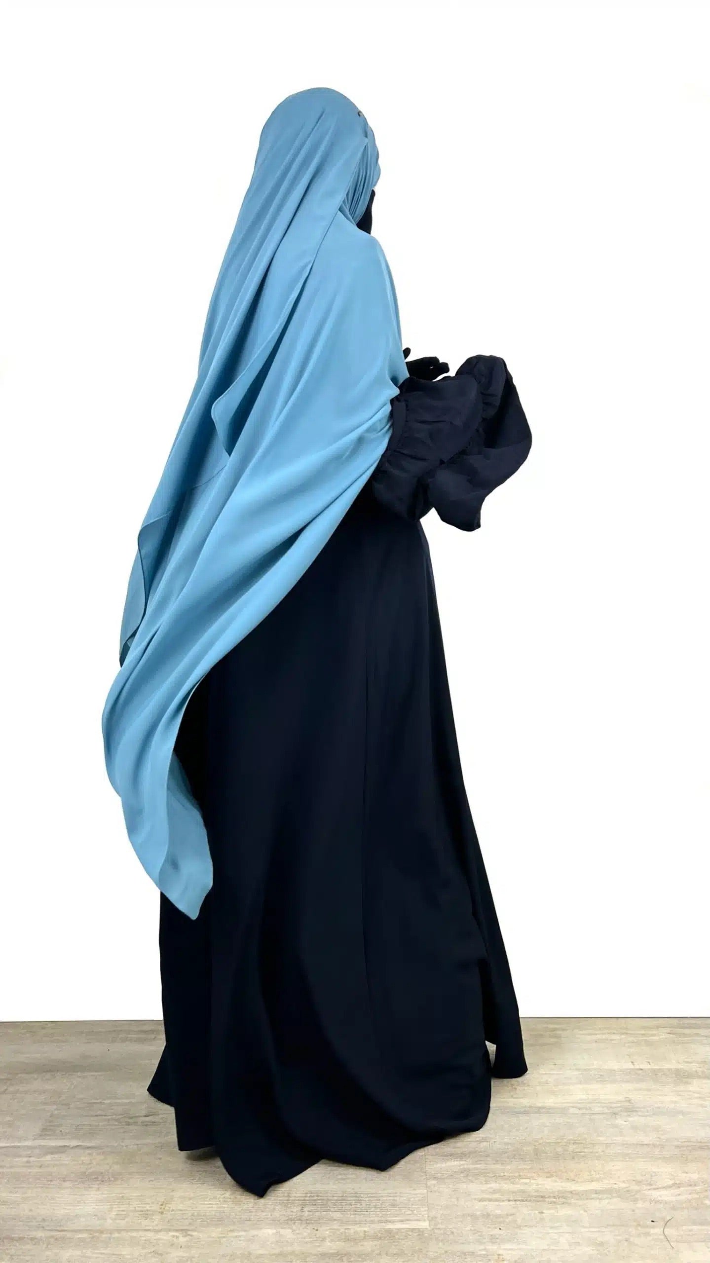 Abaya Manches Évasées Caly (Whool Peach)