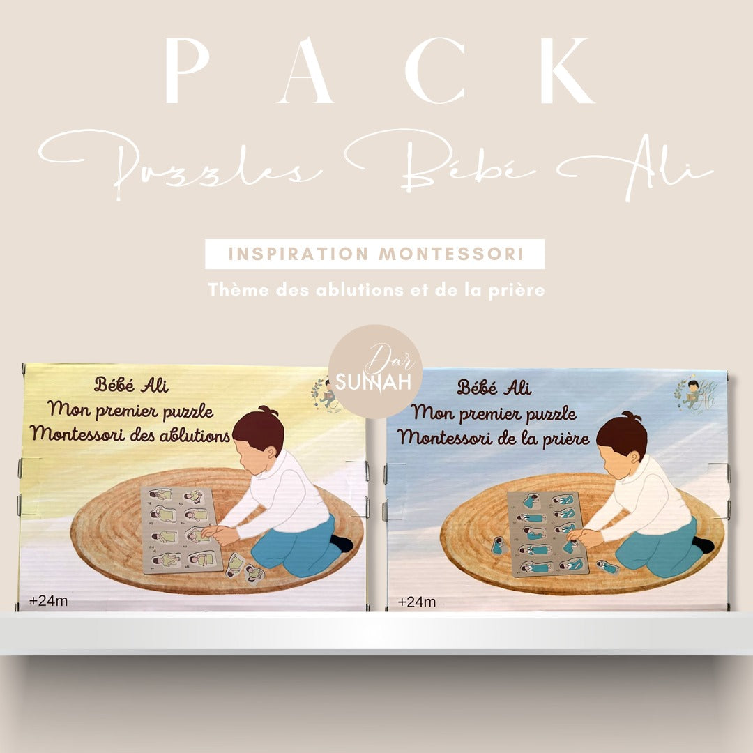 Mon premier puzzle Montessori des ablutions