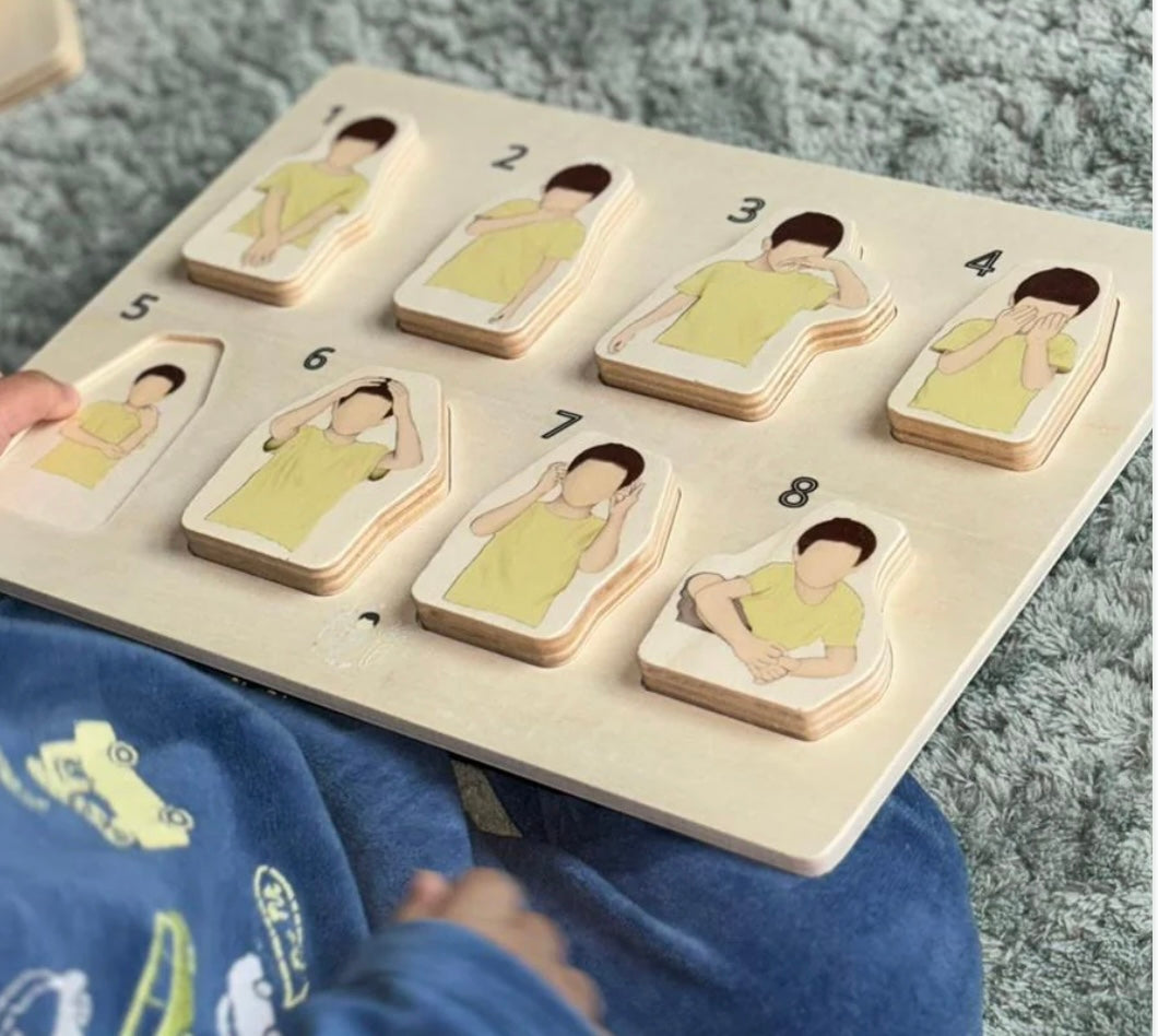 Mon premier puzzle Montessori des ablutions