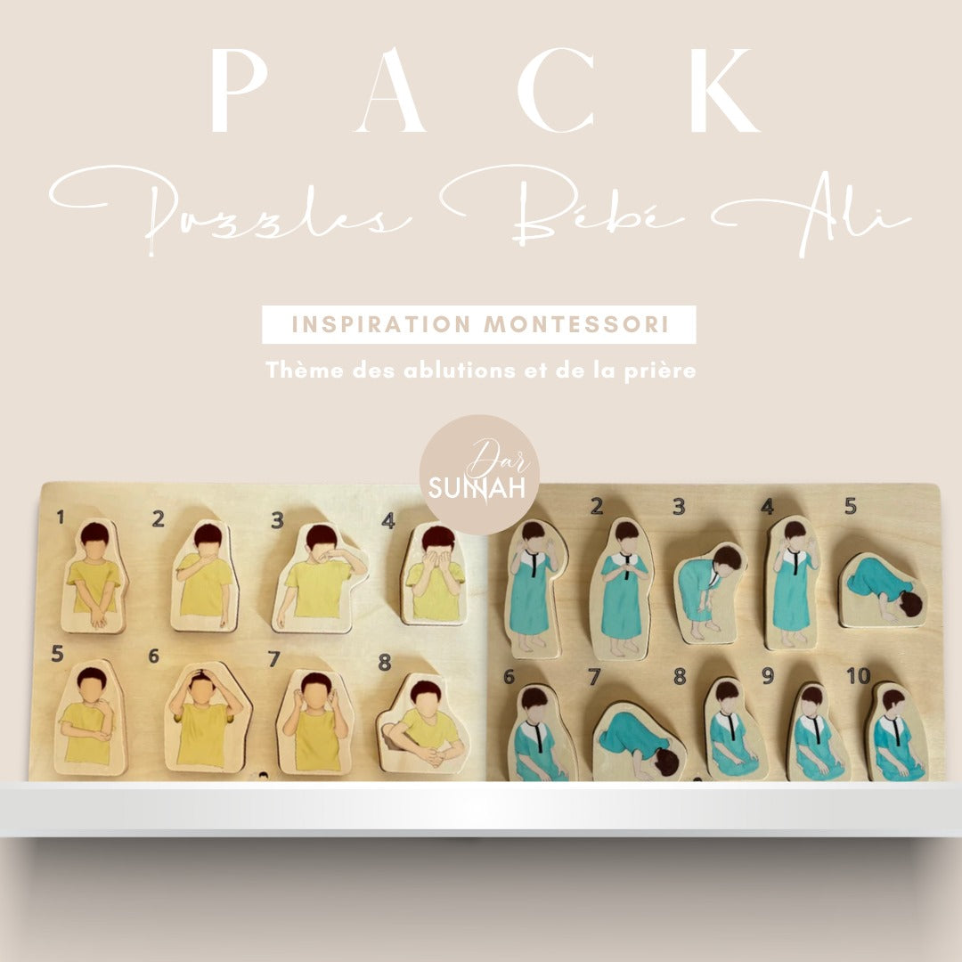 Pack puzzle Ablutions et Prière - Édition Bébé ali