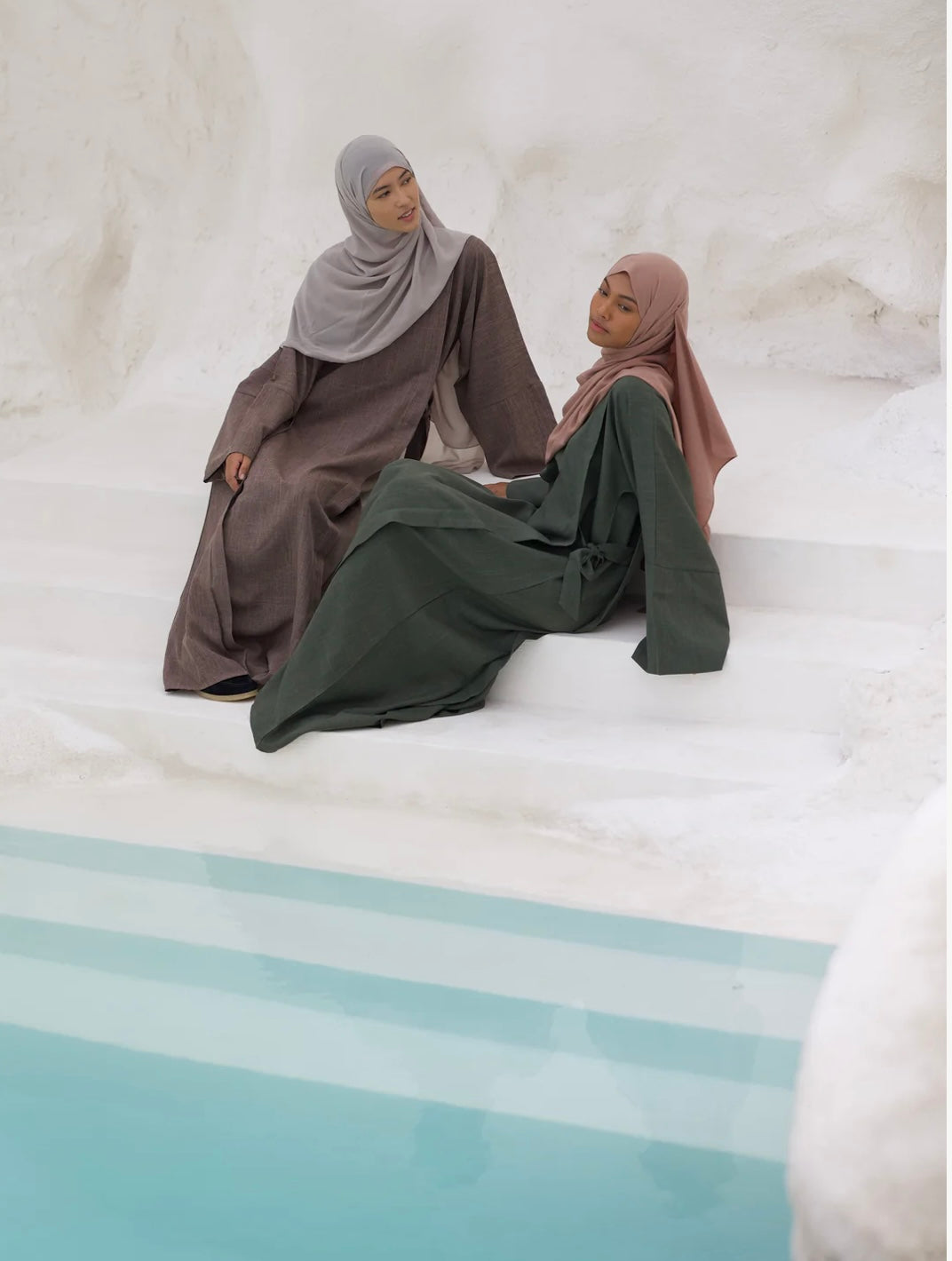 Abaya Yaomi Marron clair - Analya Collection