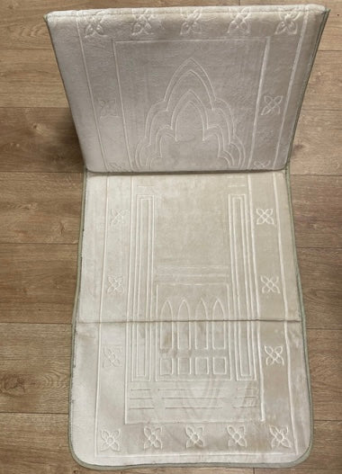 Tapis de prière avec dossier