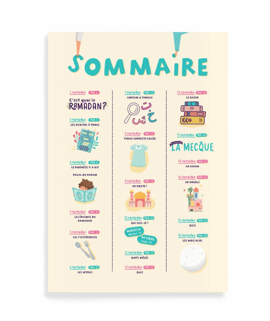 Mon cahier d'activités du Ramadan - dès 6 ans - Deenilearn