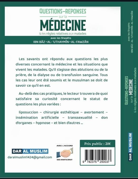 Questions Réponses sur le médecine et les règles relatives aux malades