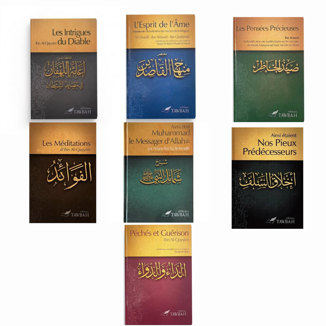 PACK LIVRES TAWBAH 7 livres