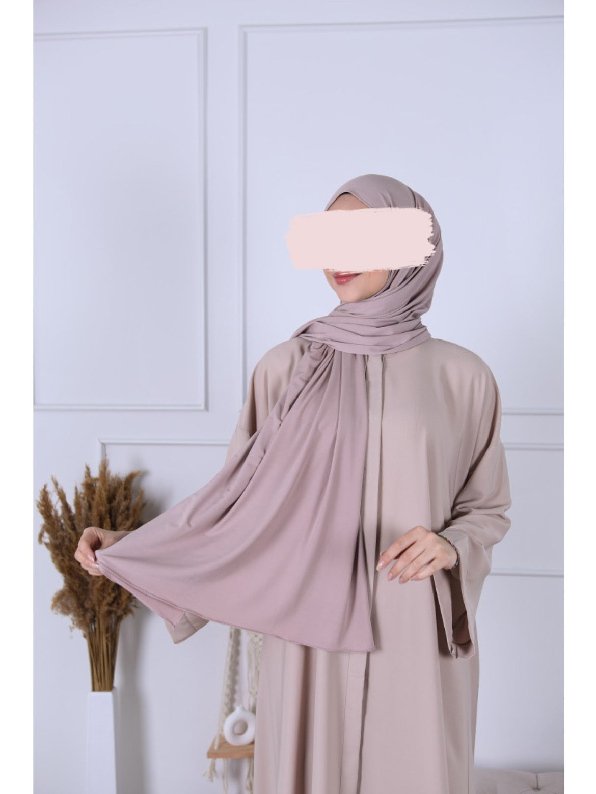 Hijab Jersey Premium Luxe - Nude Rosé