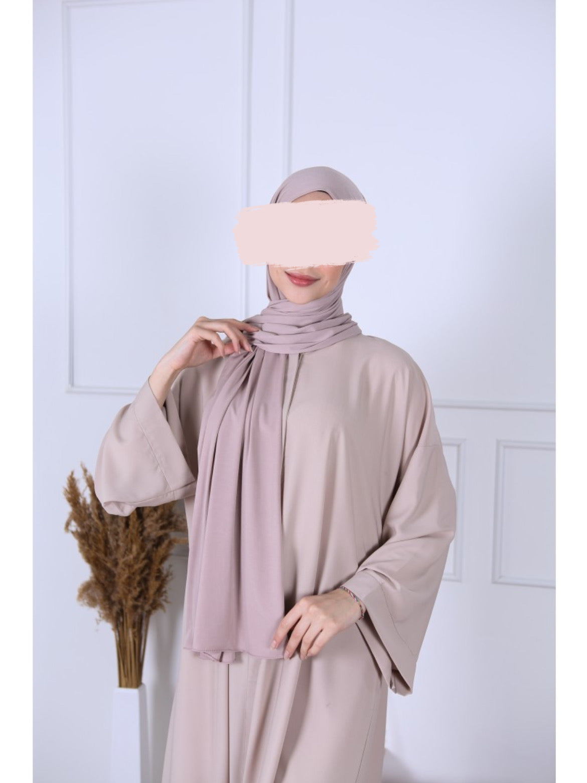 Hijab Jersey Premium Luxe - Nude Rosé