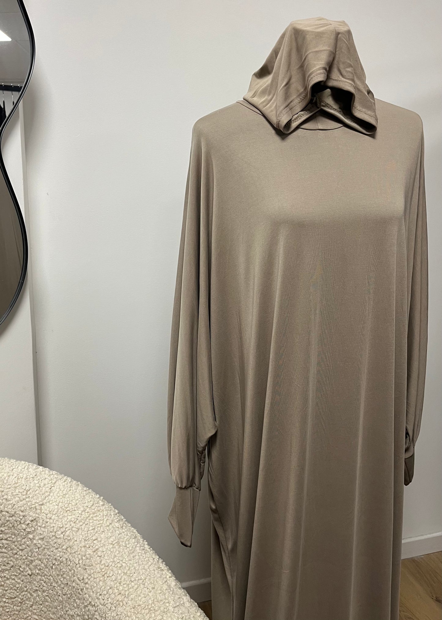 ROBE DE PRIÈRE JERSEY TAUPE