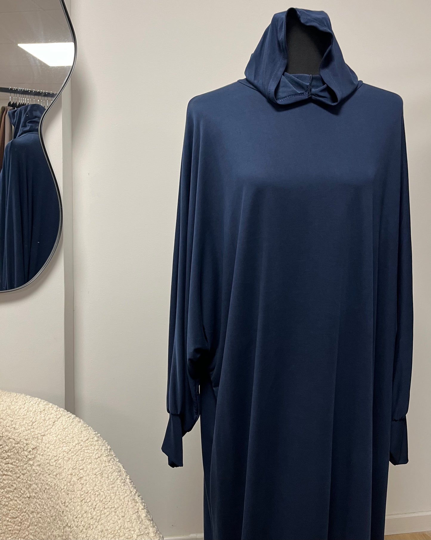 ROBE DE PRIÈRE JERSEY BLEU MARINE