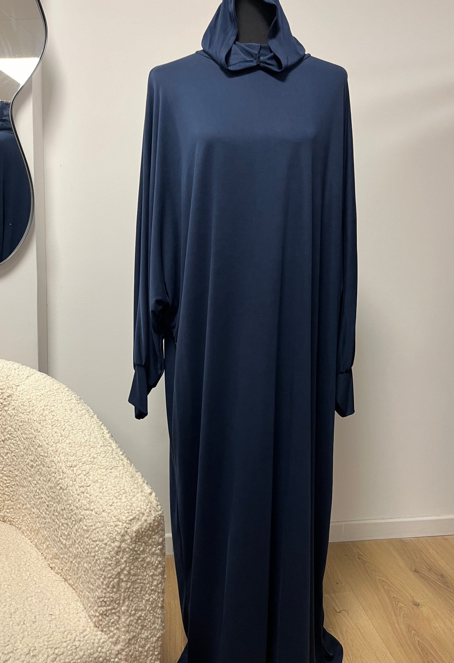 ROBE DE PRIÈRE JERSEY BLEU MARINE