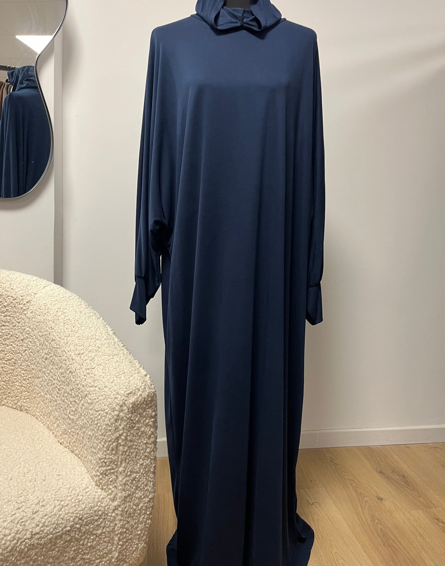 ROBE DE PRIÈRE JERSEY BLEU MARINE