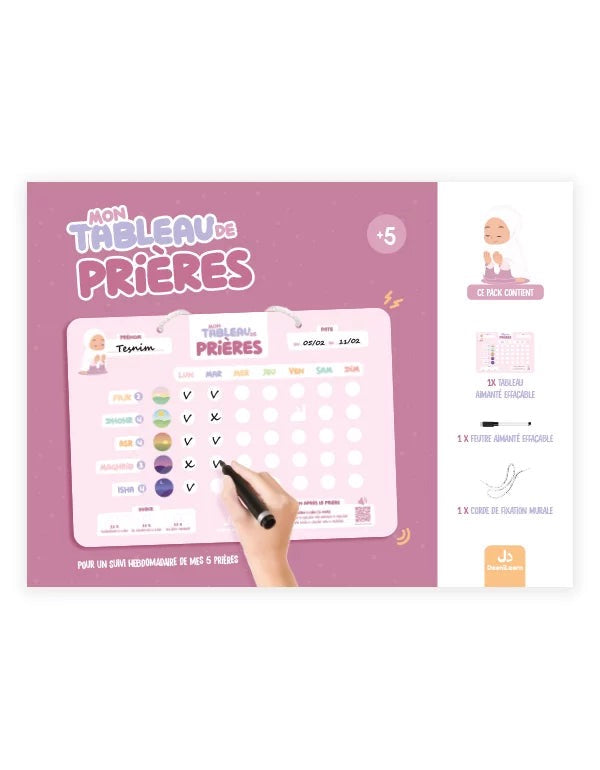 Pack Complet prière Fille ou Garçon