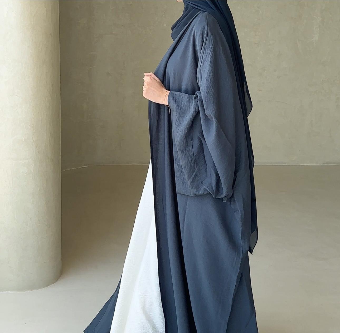 Abaya Nami + hijab assorti - Mayrah Collection