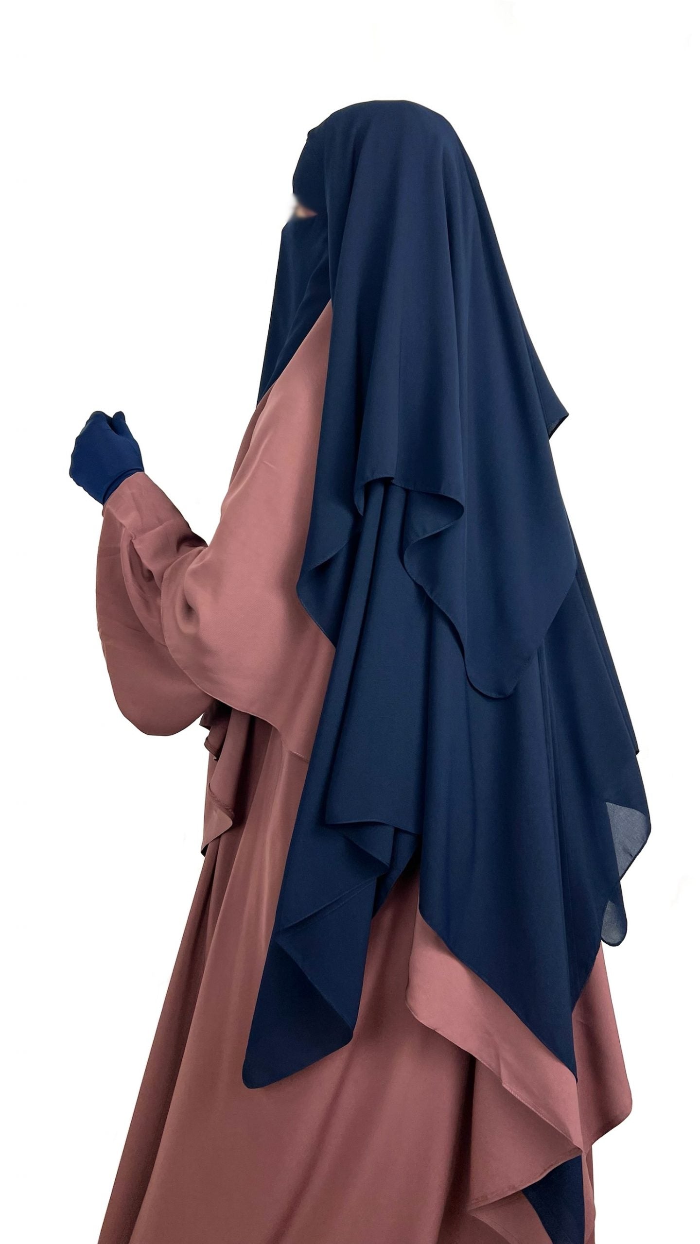 Niqab 3 voiles 1m50 - OUMMI ABI MOI