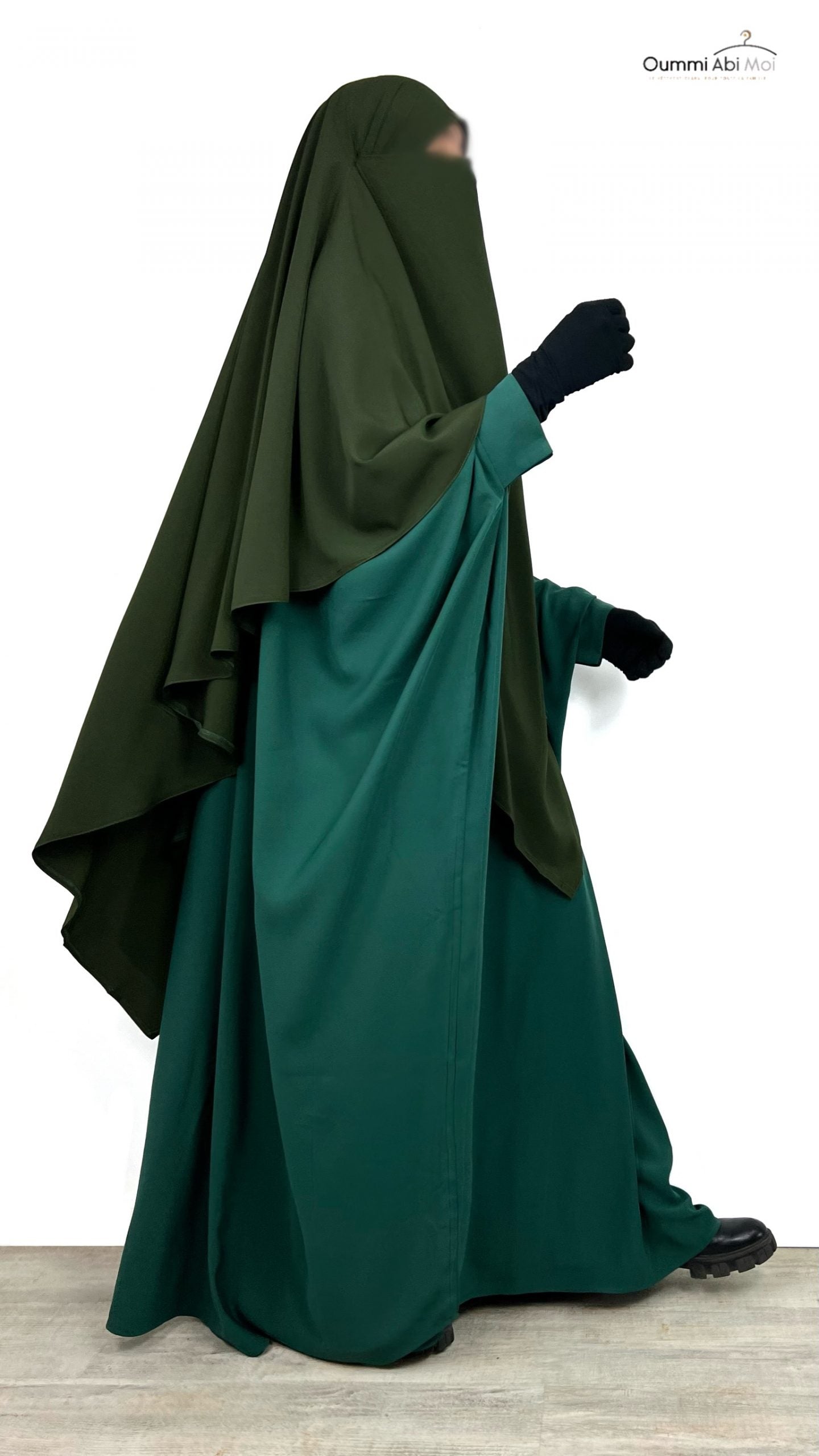 Maxi Khimar Whool Peach OUMMI ABI MOI