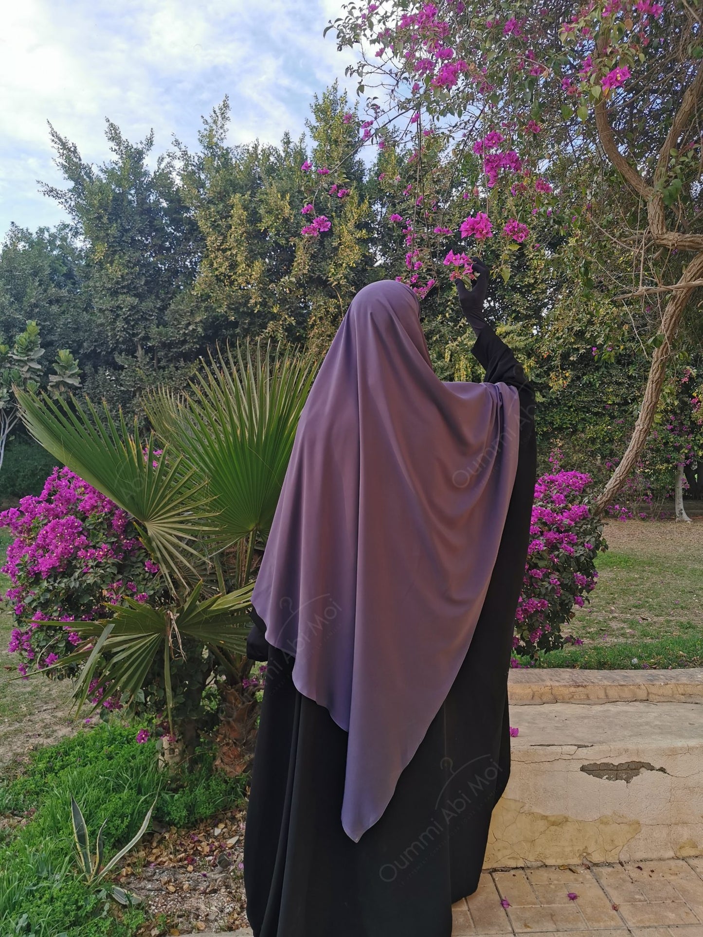 Maxi Khimar Whool Peach OUMMI ABI MOI