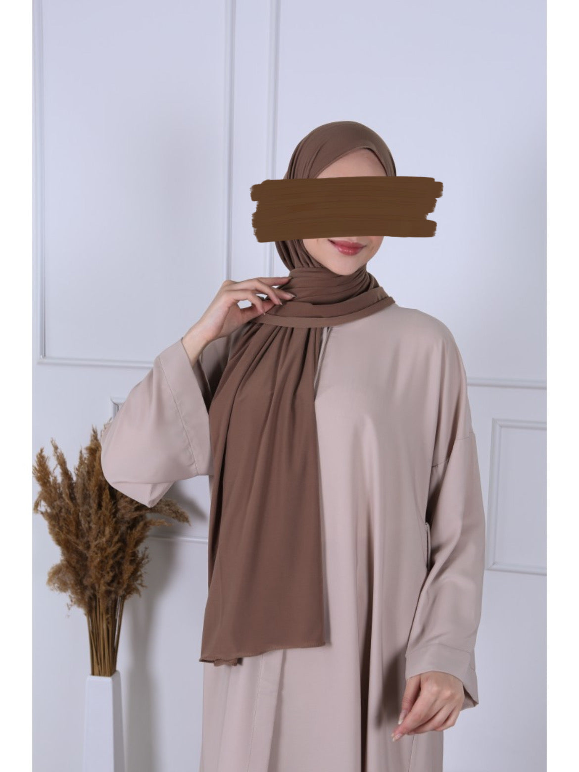 Hijab Jersey Premium Luxe - Mocca