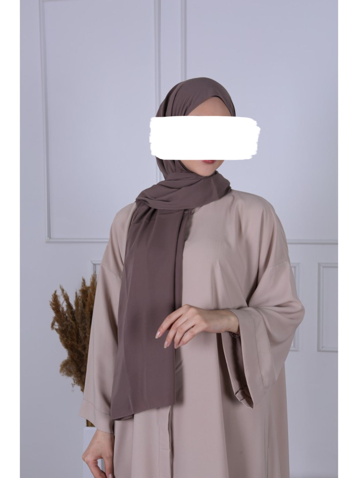 Hijab Soie de Medine - Taupe