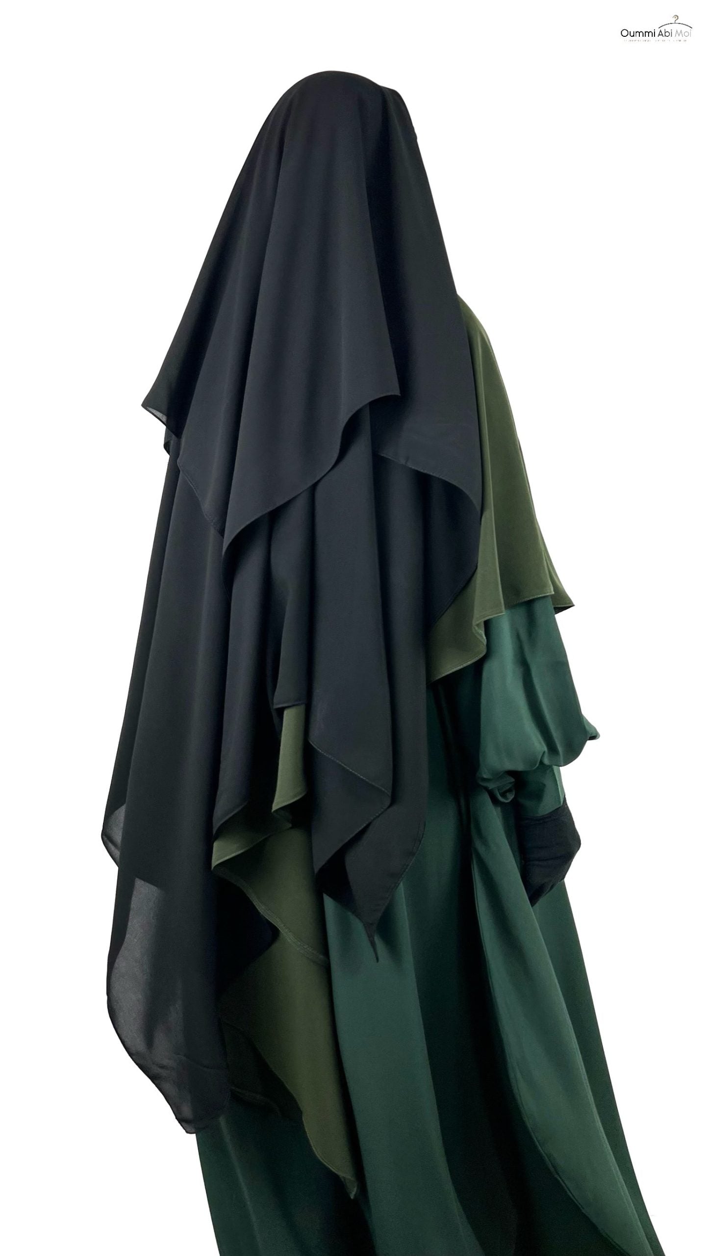 Niqab 3 voiles 1m50 - OUMMI ABI MOI