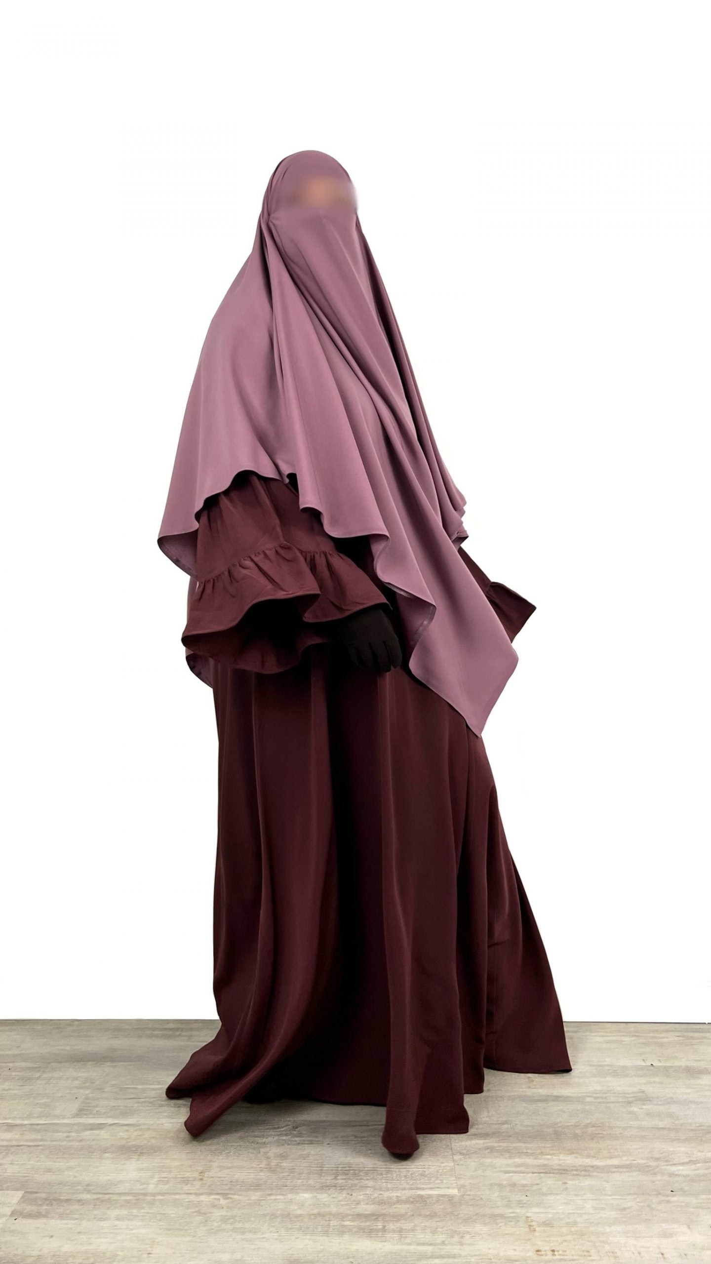 Abaya Manches Évasées Caly (Whool Peach)