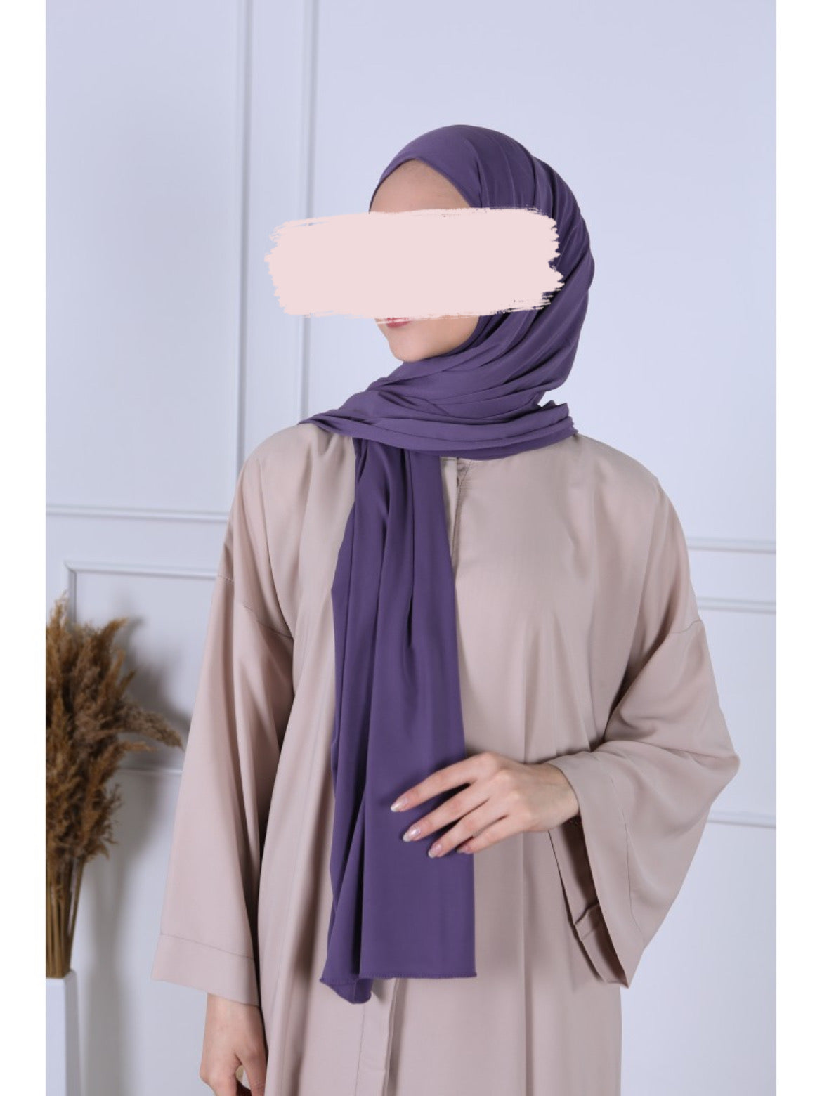Hijab Jersey Premium Luxe - Mauve