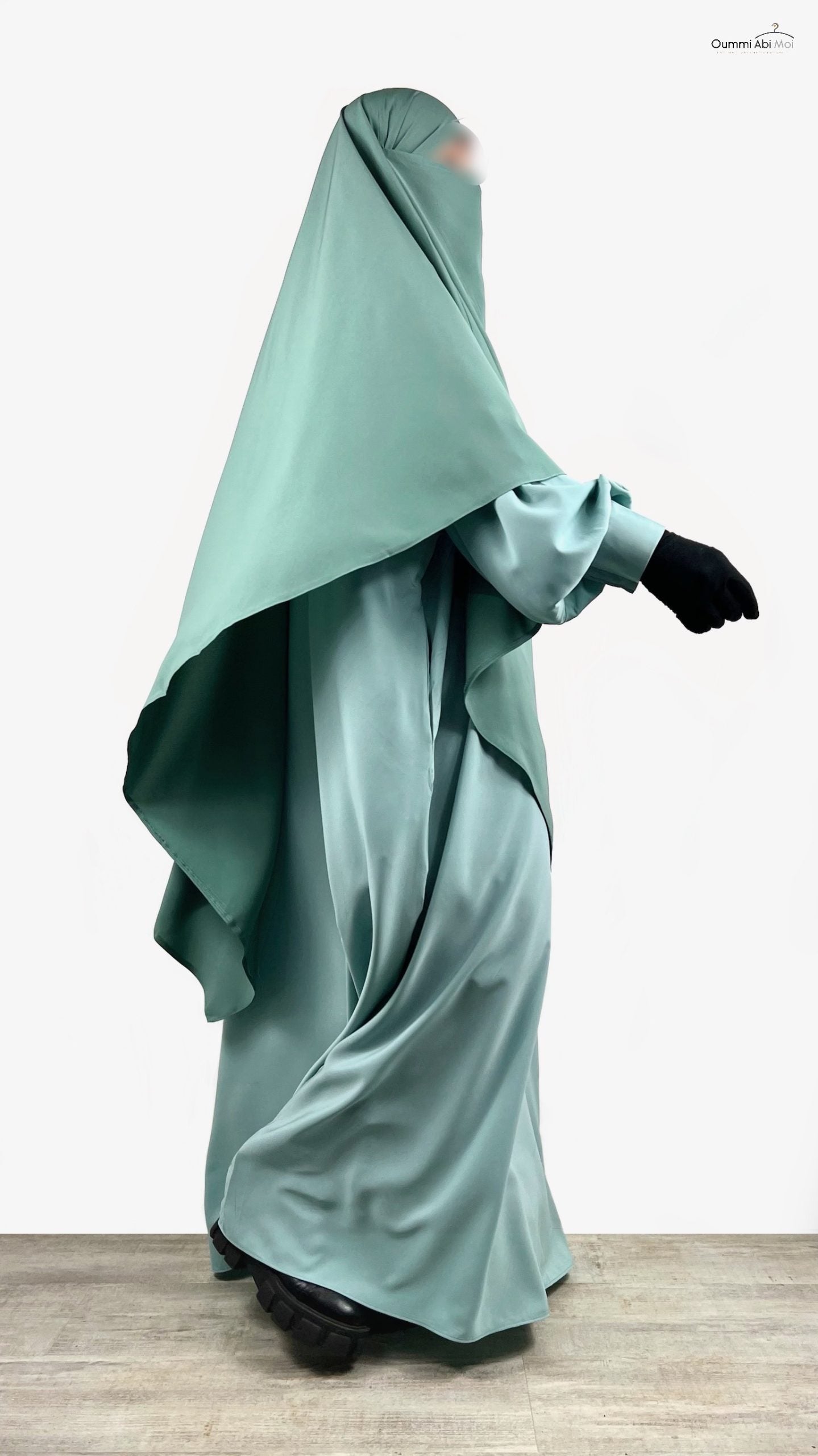 Maxi Khimar Whool Peach OUMMI ABI MOI
