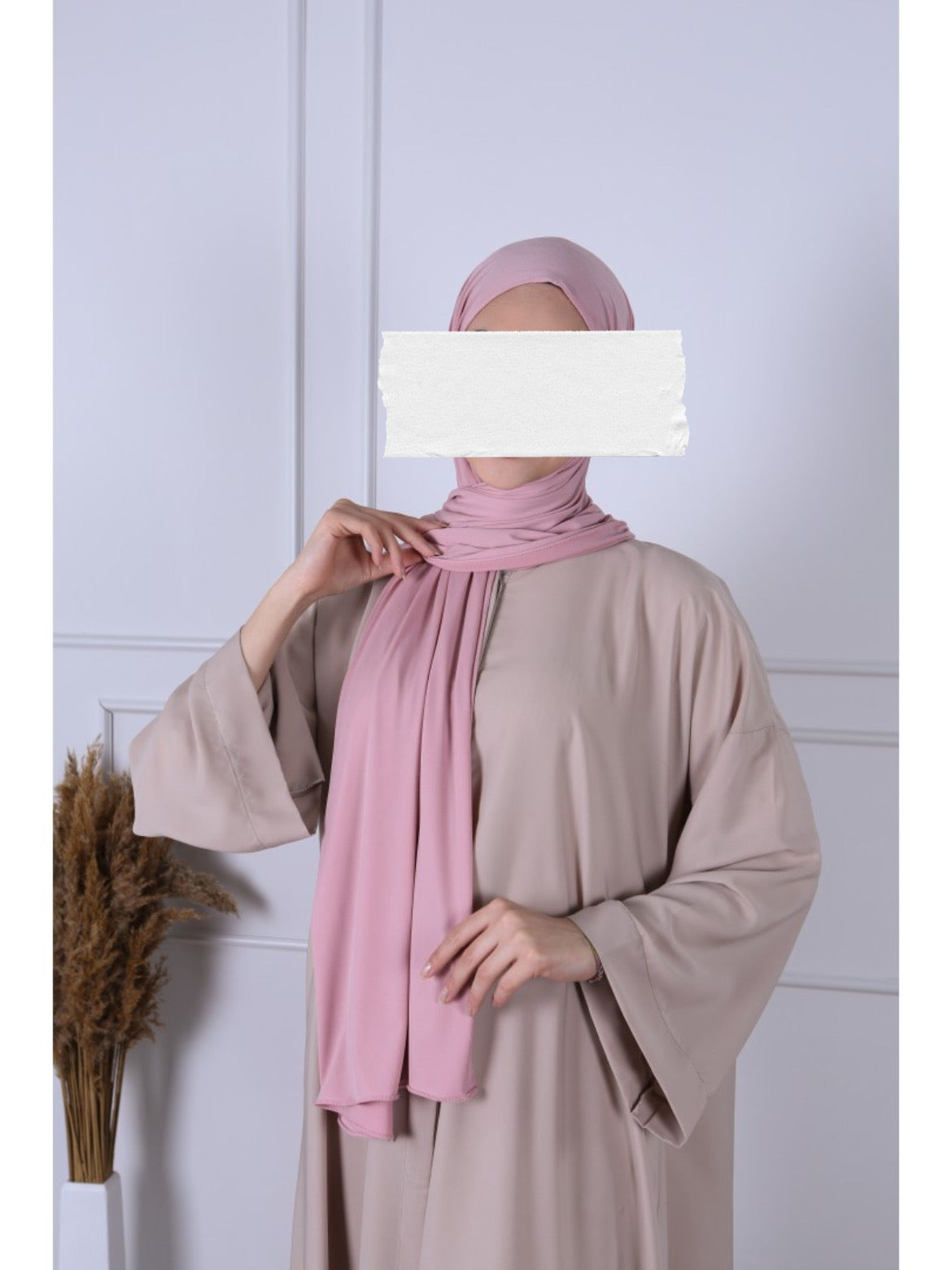 Hijab Jersey Luxe Premium - Rose