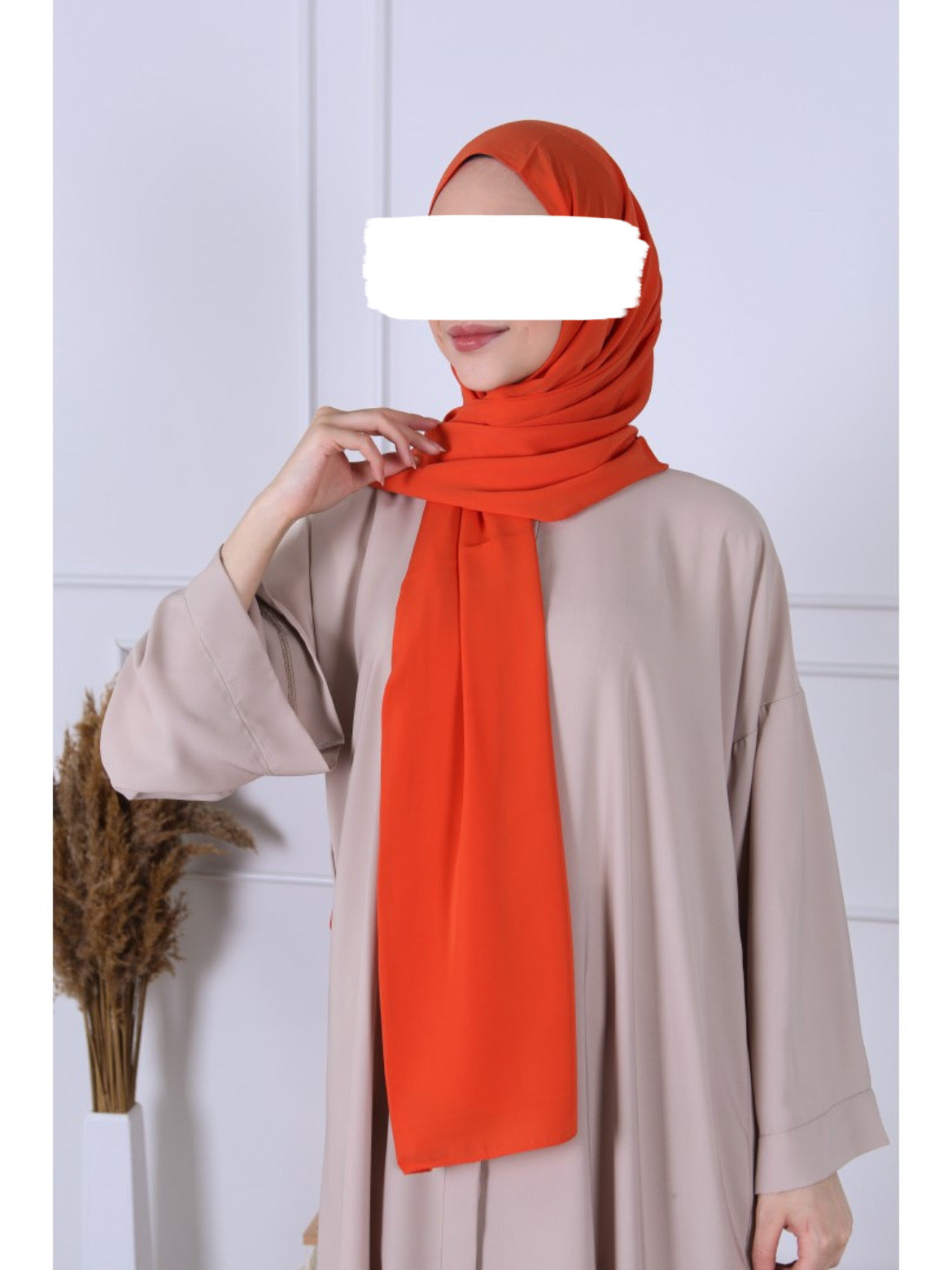 Hijab Soie de Medine - Orange