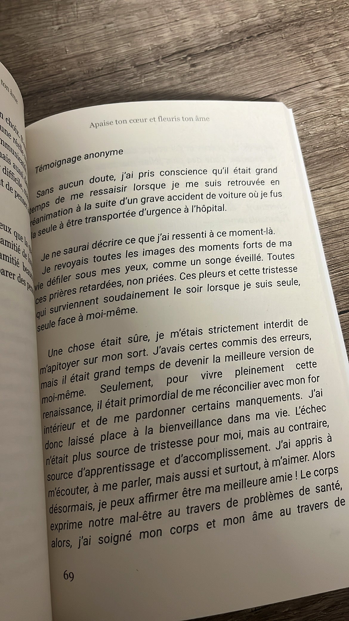 Apaise ton cœur et fleuris ton âme.: Deviens la meilleure version de toi-même !