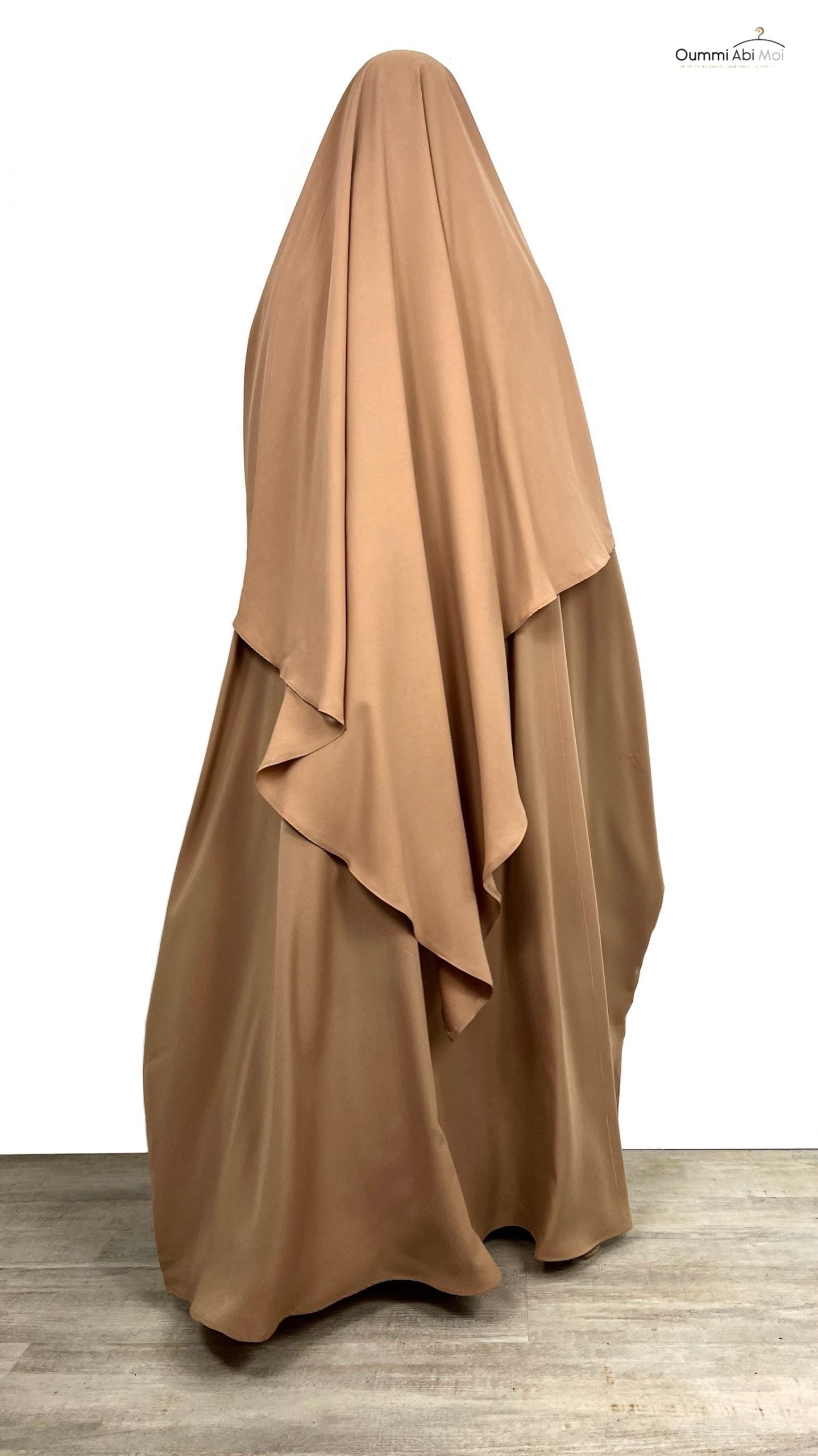 Maxi Khimar Whool Peach OUMMI ABI MOI