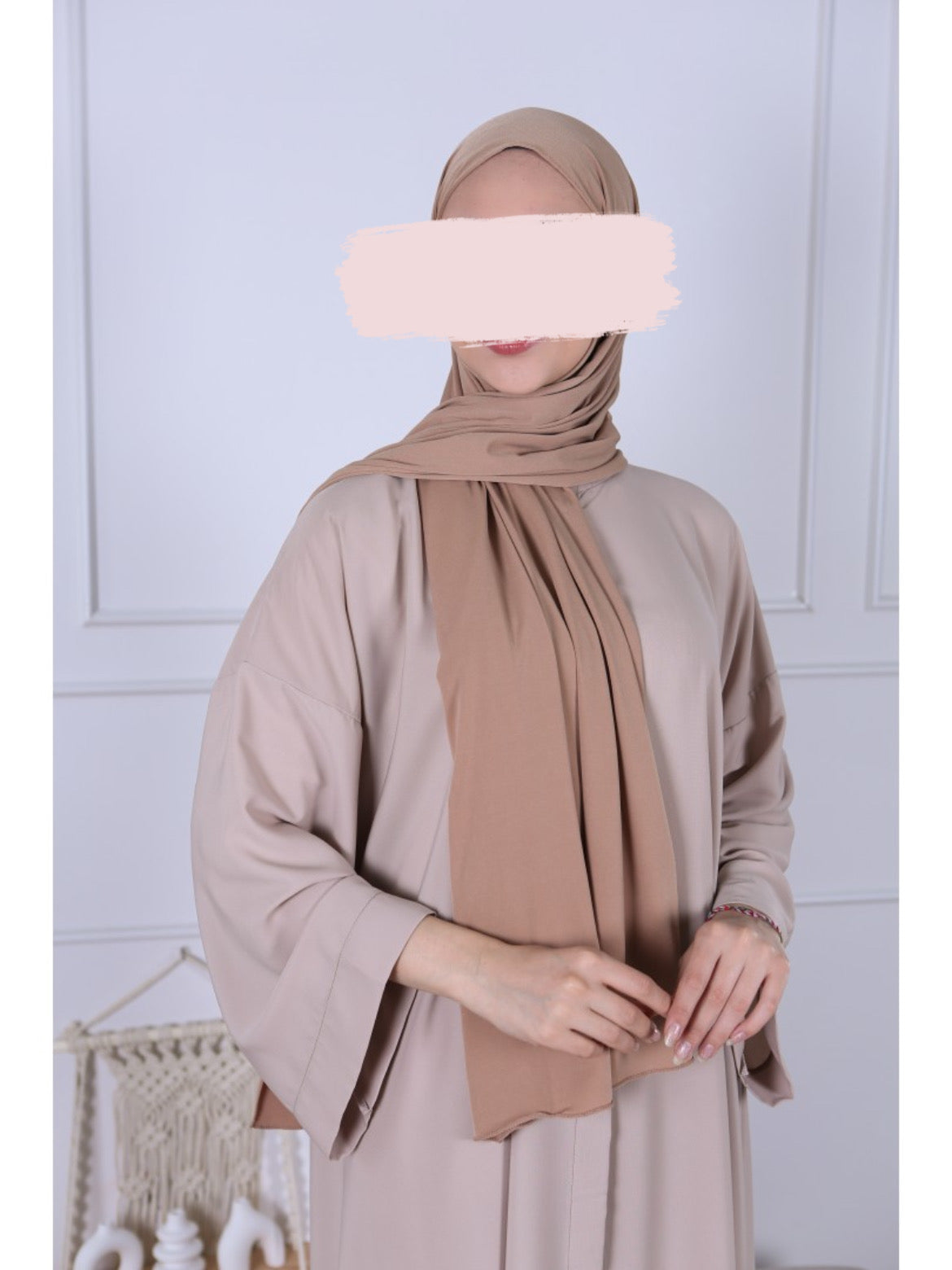 Hijab Jersey Premium Luxe - Beige Sable