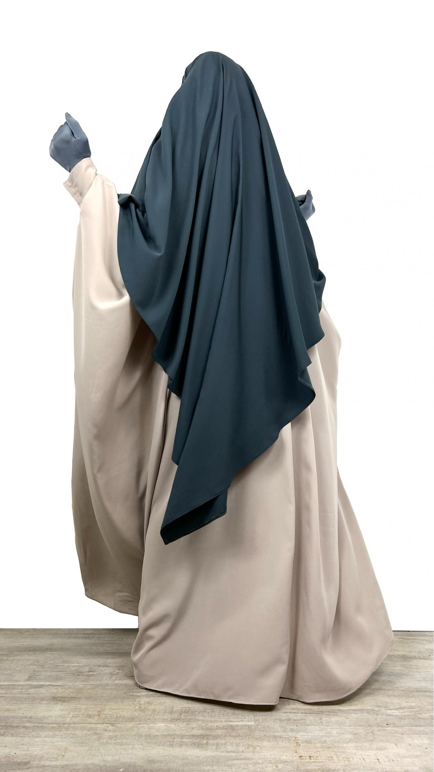 Maxi Khimar Whool Peach OUMMI ABI MOI