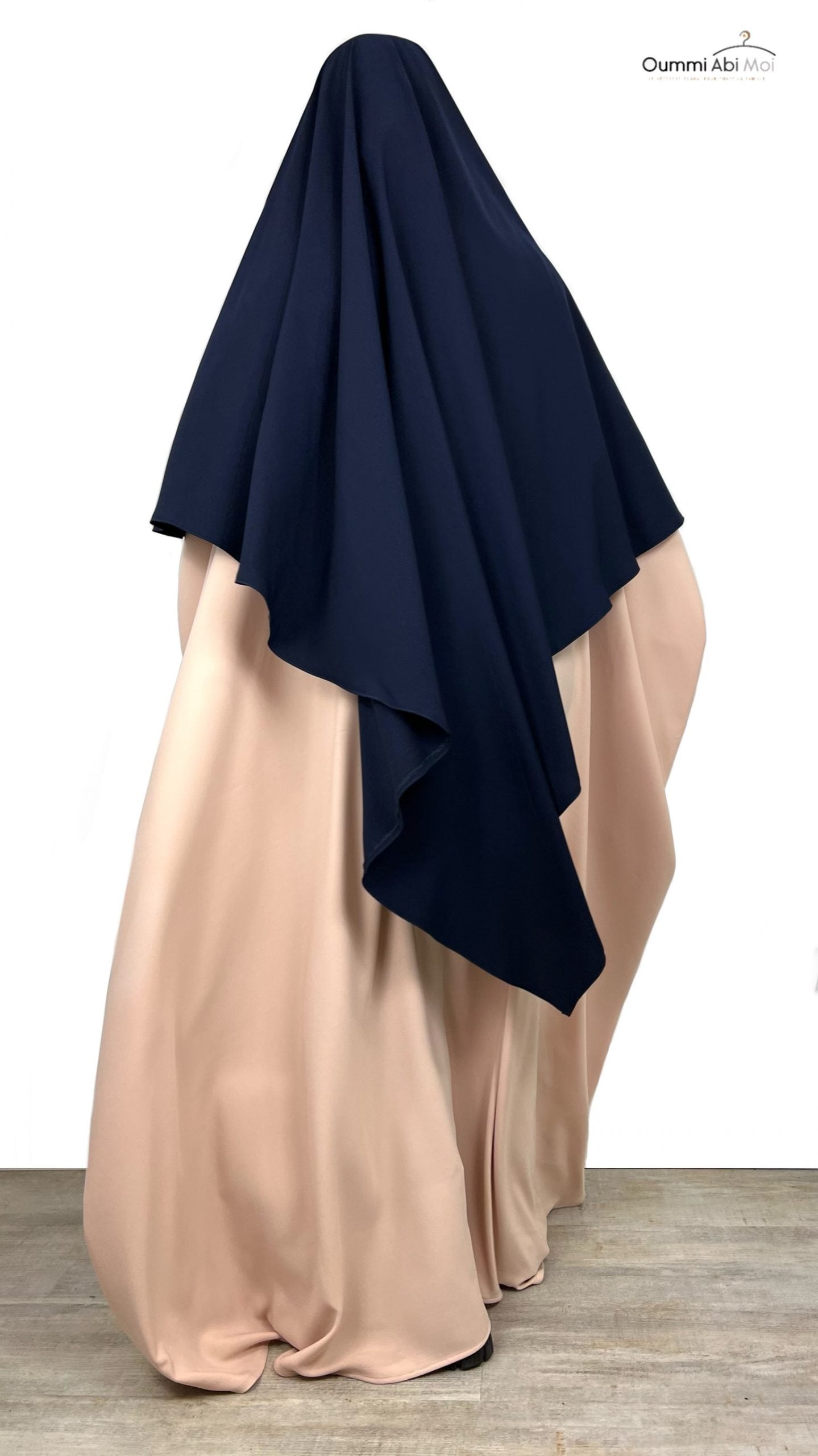 Maxi Khimar Whool Peach OUMMI ABI MOI