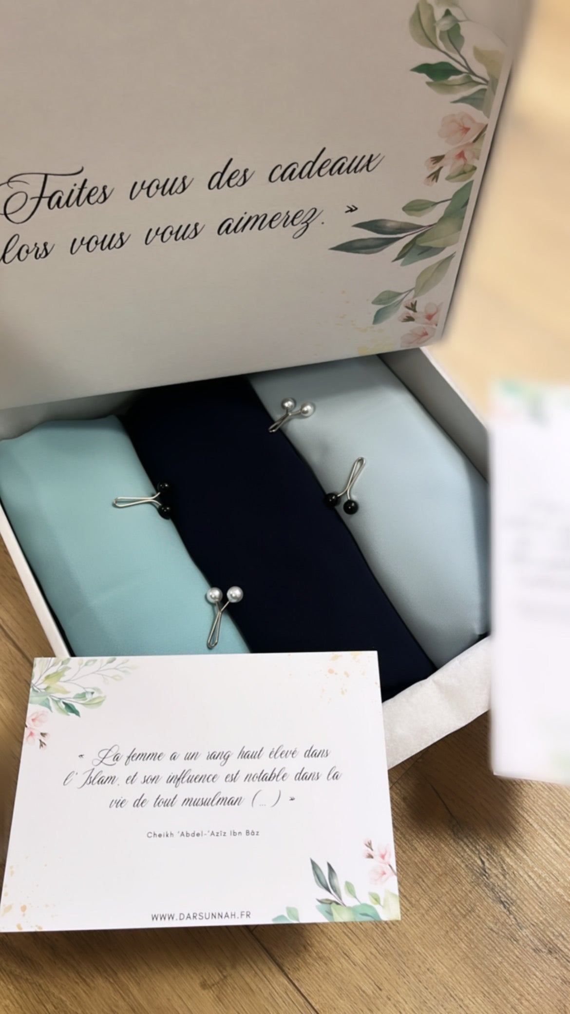 Box Flowers Blue