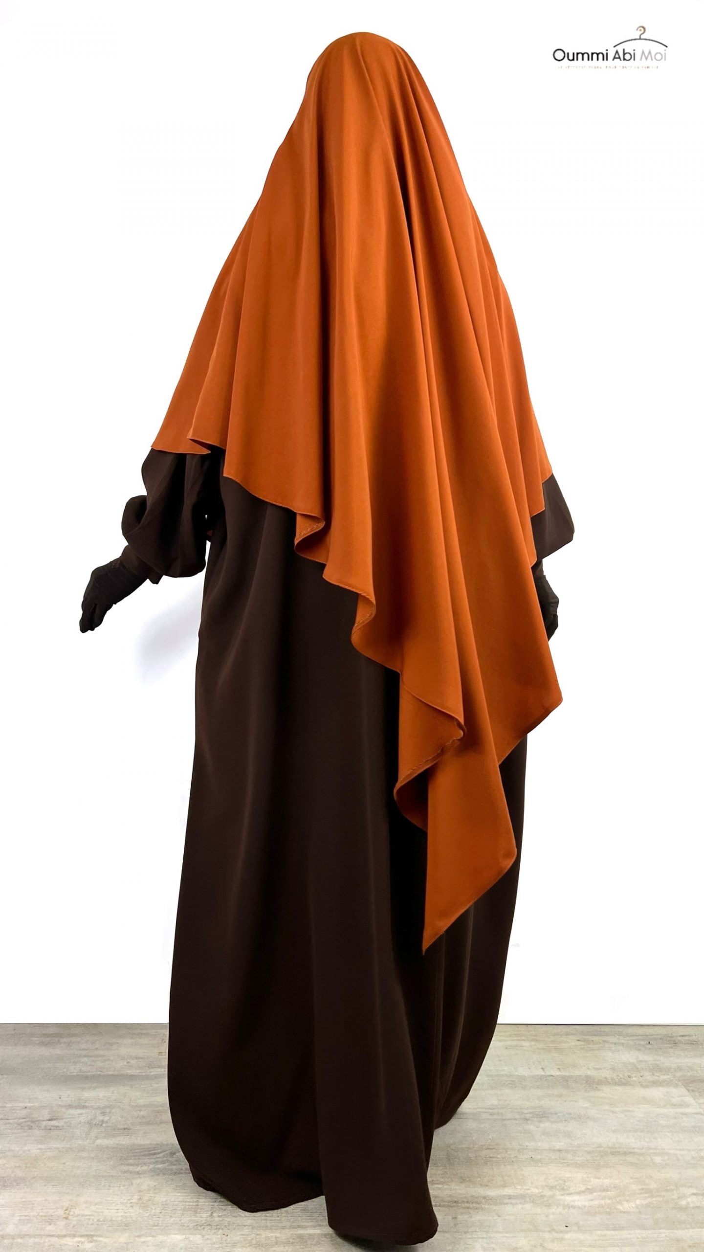 Maxi Khimar Whool Peach OUMMI ABI MOI