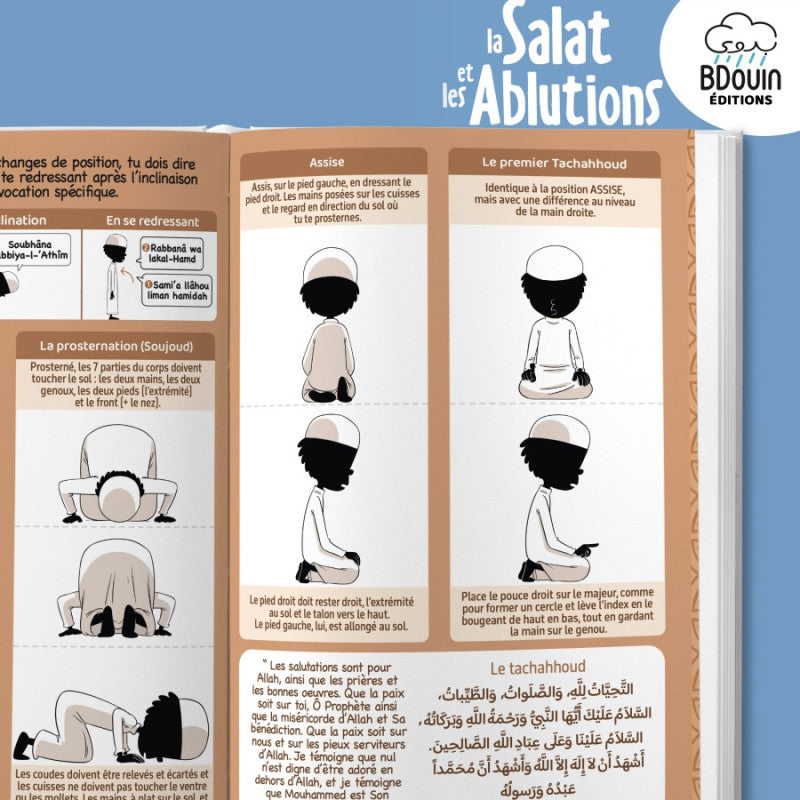 Mini Guide Illustré : Apprendre La Salat (La Prière) Et Les Ablutions (Version Garçon)