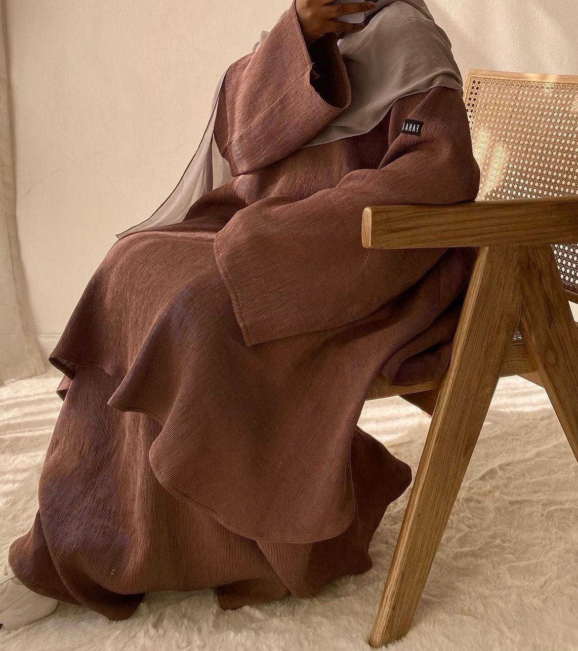 SET OVERSIZE MARRON - Faraasha