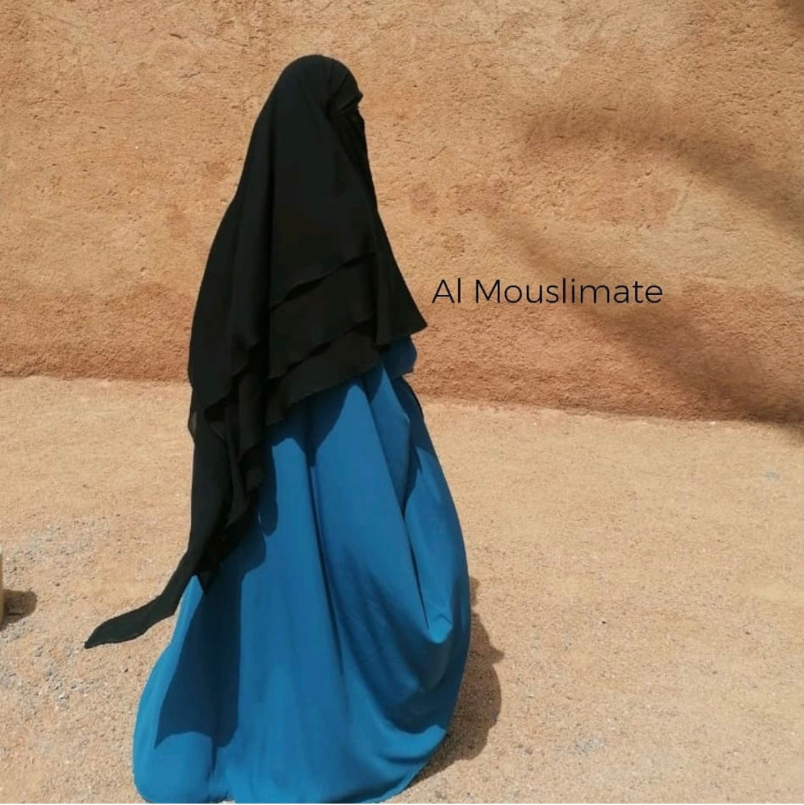 KHIMAR FLOWY 3 voiles Mousseline - DAR AL IMAN