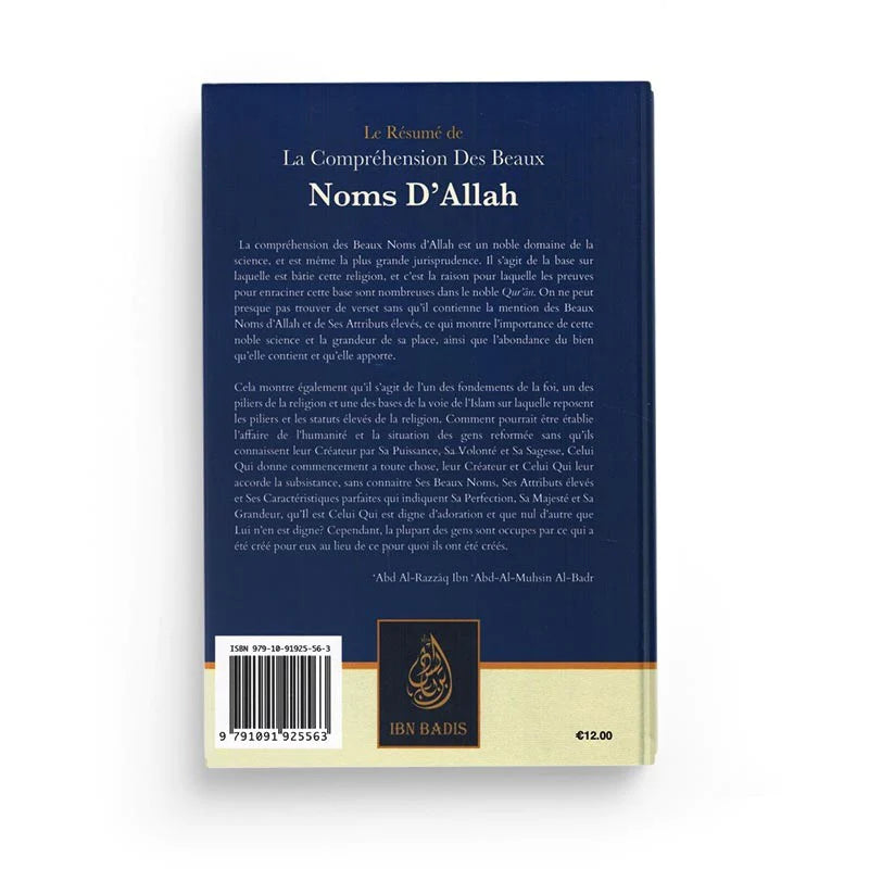 Le Résumé De La Compréhension Des Beaux Noms D'Allah
