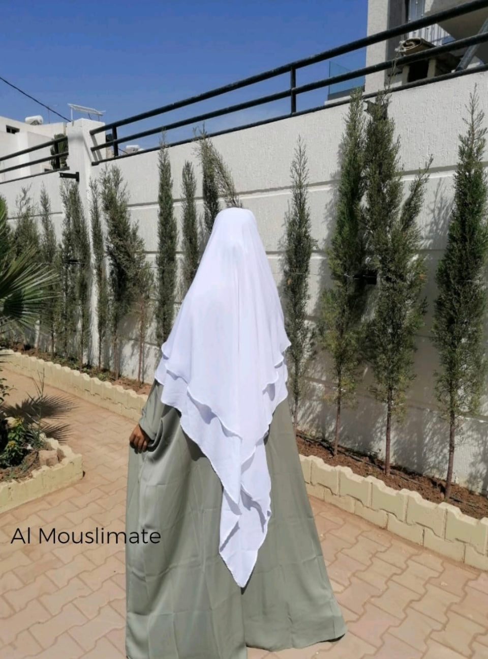 KHIMAR FLOWY 3 voiles Mousseline - DAR AL IMAN